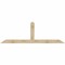 Ekena Millwork Portland Rough Sawn Timber Gable Bracket, Douglas Fir, 108"W x 36"H x 6"D x 6"F, 8/12 Pitch GBW108X36X0606POR00RDF - alternate 1